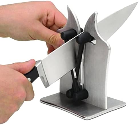 Wonder Pro Edge Knife Sharpener - Tungsten Sharpener for Knives and Scissors