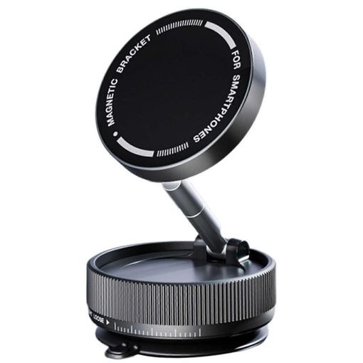 Soporte Magnético para Teléfono con Ventosa al Vacío – Diseño Compacto y Estable para Coche