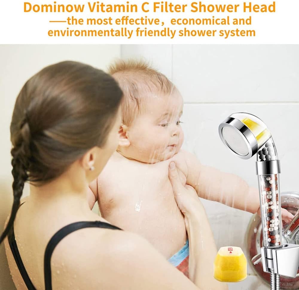 Filtered Shower Head with Vitamin C and Lemon Scent – ​​Transform your Bathroom into a Spa