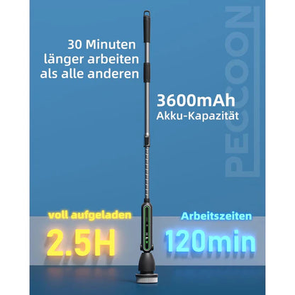 Cepillo de Limpieza Eléctrico 7 en 1 con Mango Extensible y Batería de 3600 mAh