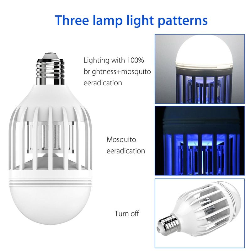 Bombilla Led Anti-mosquitos E27 9W