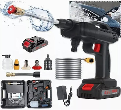 Cordless High Pressure Washer Gun - Portable Pressure Washer for Cars, Floors and Gardens