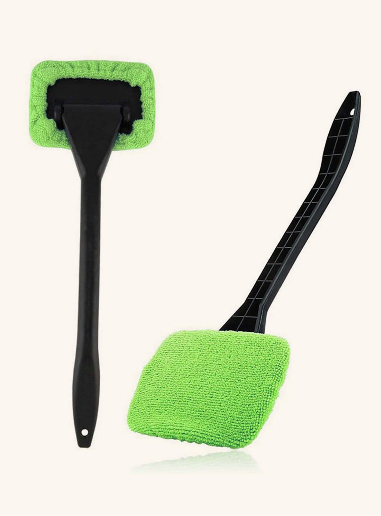 Car Windshield Wiper with Long Microfiber Handle - Easy and Efficient Cleaning