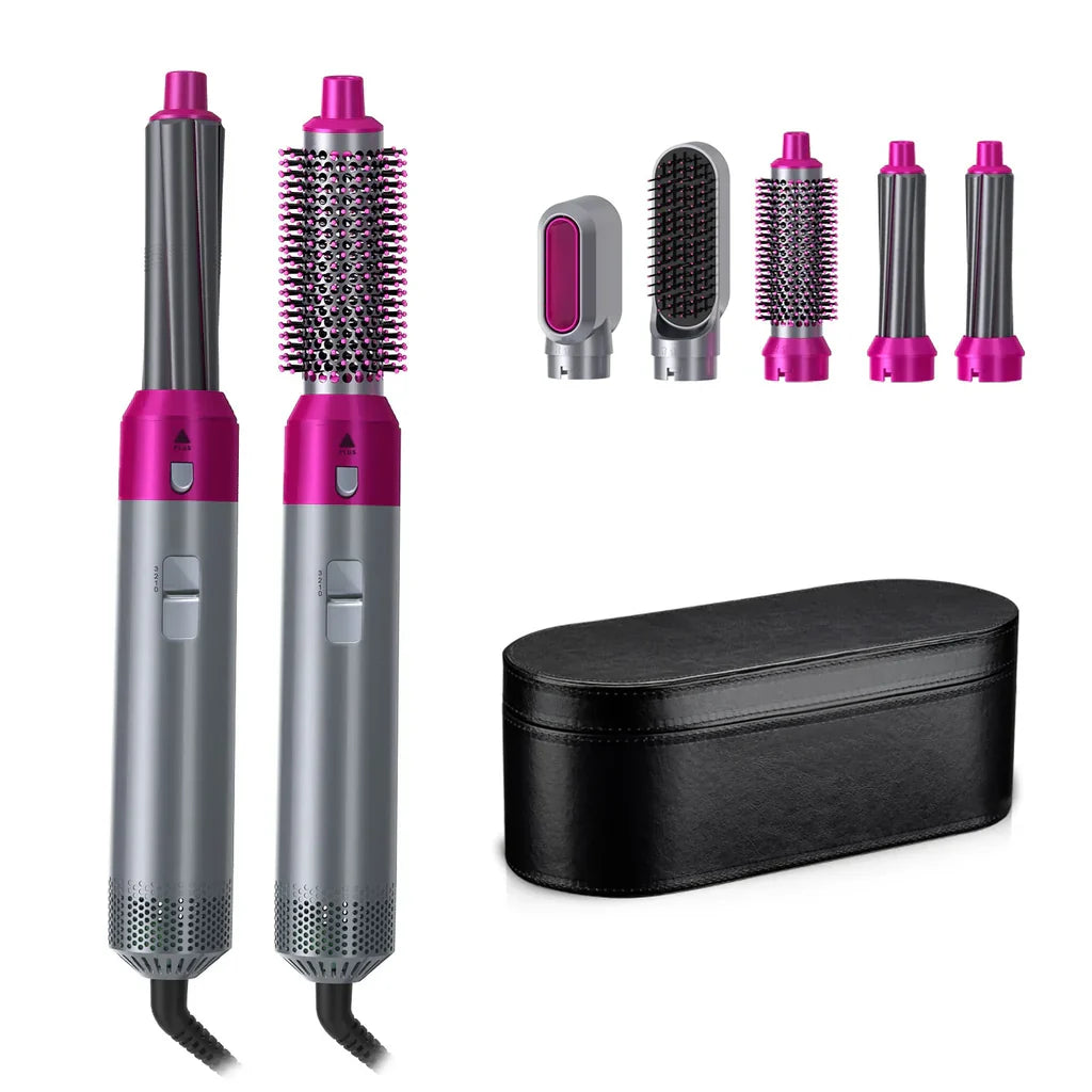 Revolution Hair 5 in 1: Multifunction Brush and Dryer for Professional Hair Styling at Home