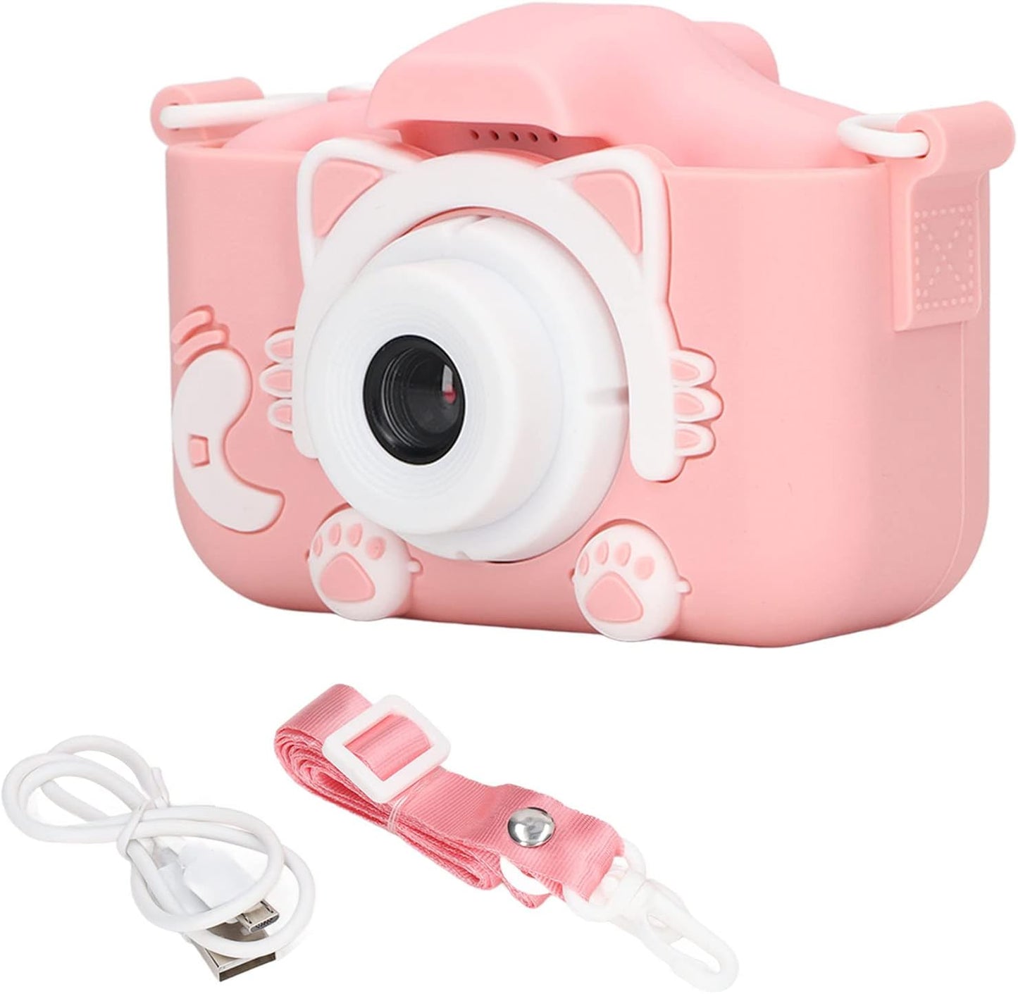 Cámara para Niños 20MP HD 2.0” + Tarjeta 32GB – Azul y Rosa, Compacta y Divertida