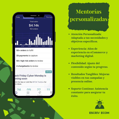 Mentorías Personalizadas en eCommerce y Marketing Digital - Escriv Ecom