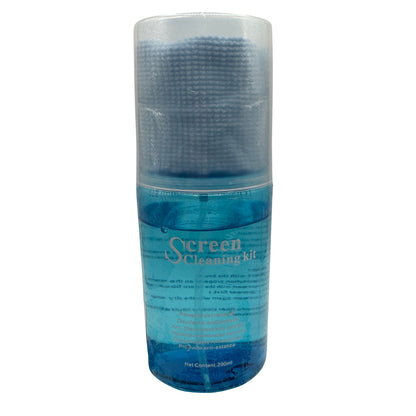 Kit de Limpieza para Pantallas LCD 200ml + Paño de Microfibra