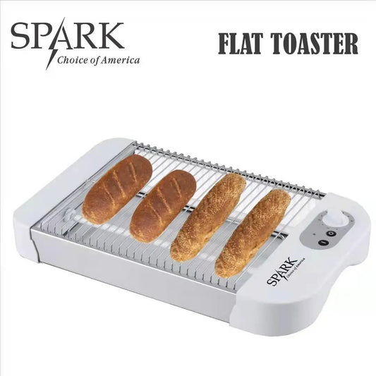 SPARK - Torradeira plana de 600 W para todos os tipos de pão